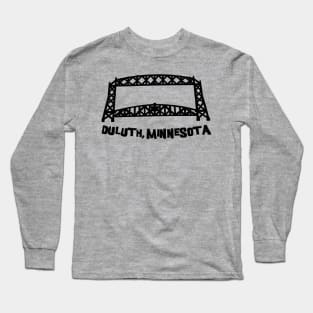 Duluth, MN Aerial Lift Bridge Long Sleeve T-Shirt